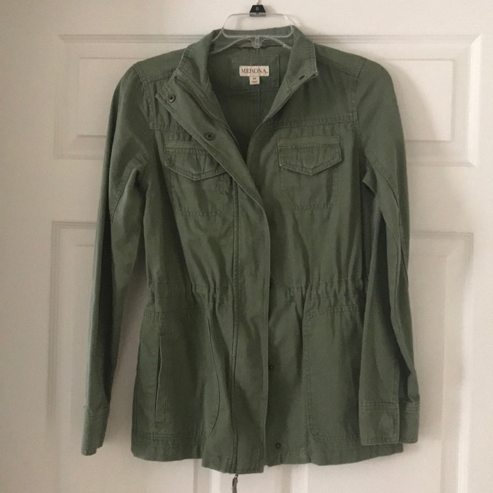 LIKE NEW Olive Utility Jacket